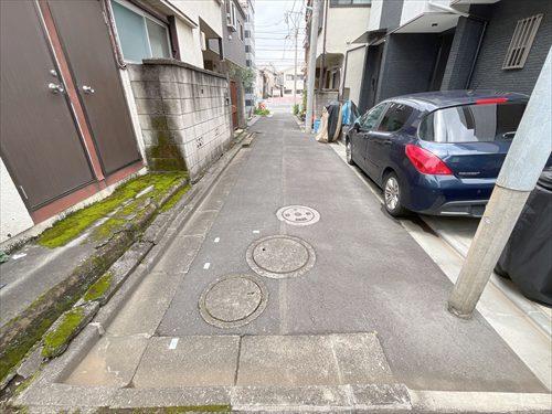 前面道路（物件：背面）