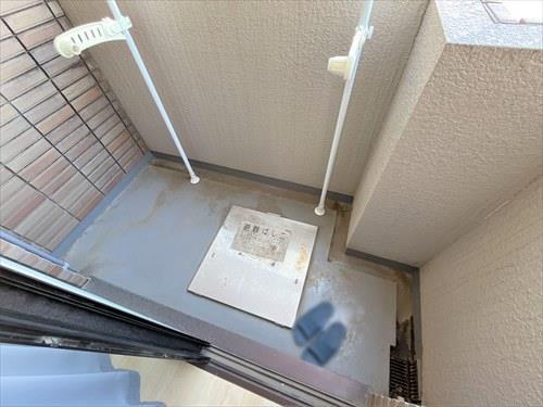 西側バルコニー