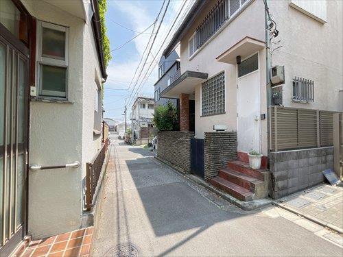前面道路を含む現地（右手）