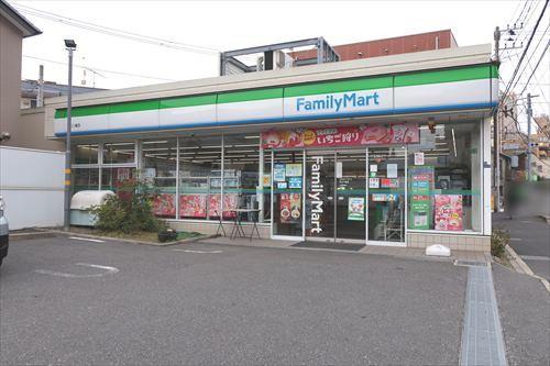 ファミリーマート市川八幡店まで500m