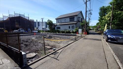 前面道路を含む現地