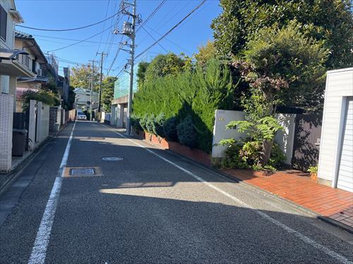 前面道路を含む現地写真