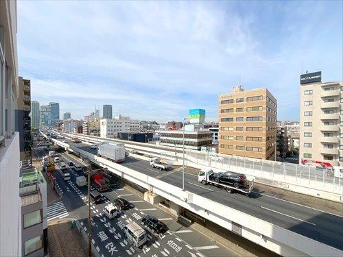 7階共用廊下からの眺望