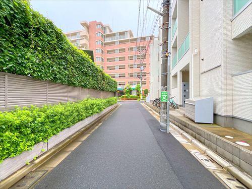 東側前面道路(2026年9月撮影)