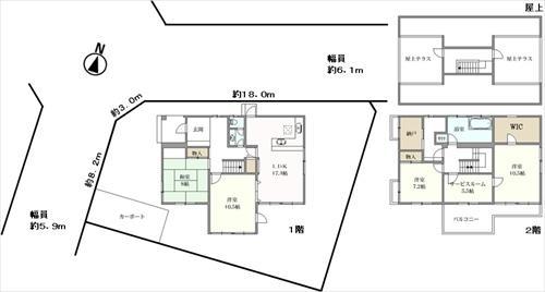 敷地・間取概略図