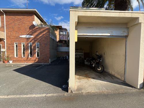 北側敷地との境界付近