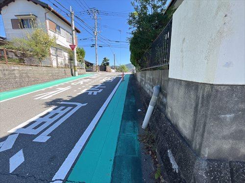 北側前面道路（東側方向）