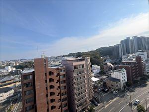 南東側バルコニーからの眺望