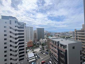 西側バルコニーからの眺望