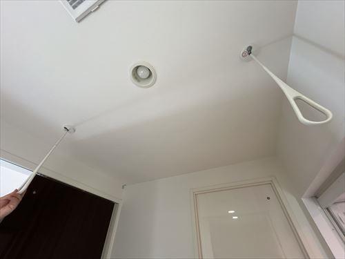 室内物干し（洗面化粧台）