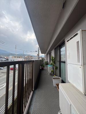 南東側バルコニー