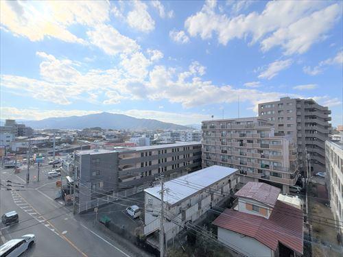 バルコニーからの景色（左側）