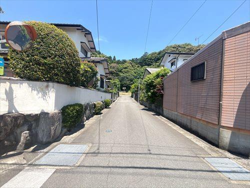 西側道路（北側方向）