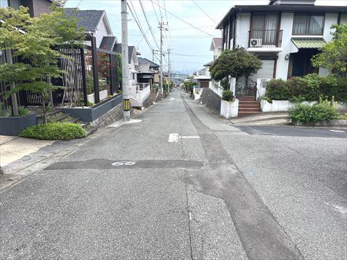 前面道路（北西側方向）