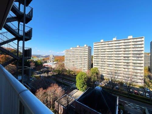 北側バルコニーからの眺望