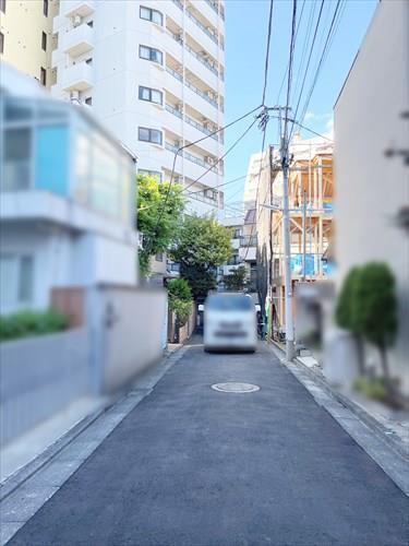 現地前面道路（2024年9月撮影）