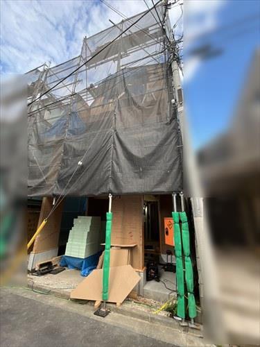 建築中の現地(2024年10月撮影）