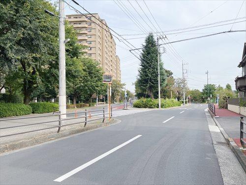 現地前面道路