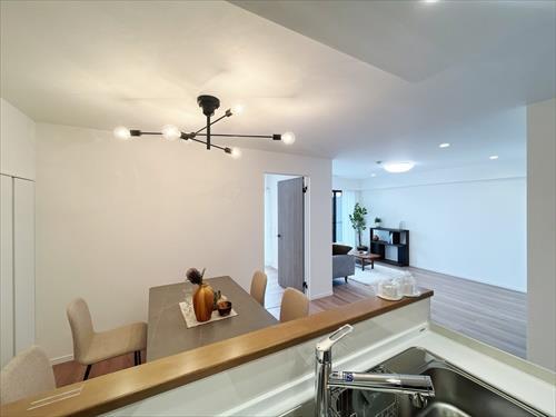 キッチンからLDK