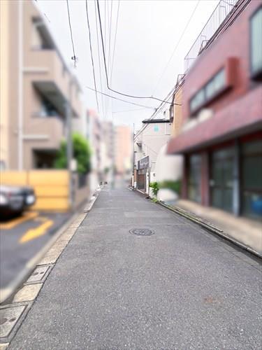 現地前面道路
