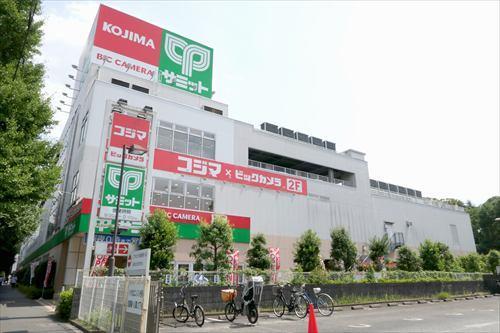 コジマ×ビックカメラ善福寺店1100m