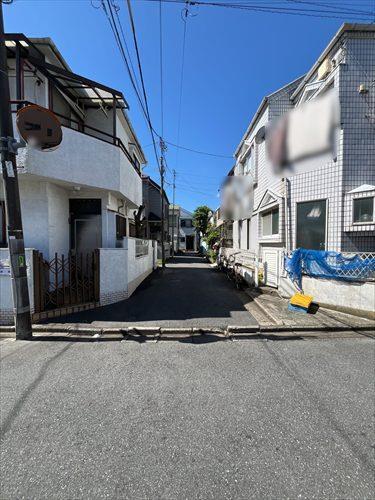 前面道路（物件：右手）