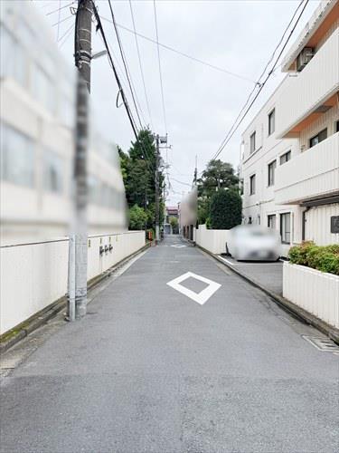 前面道路（物件：右手）