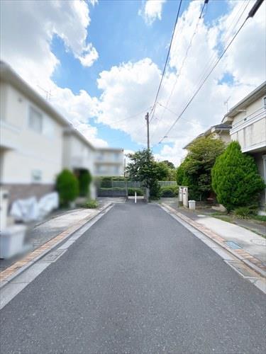 現地前道路(南側)