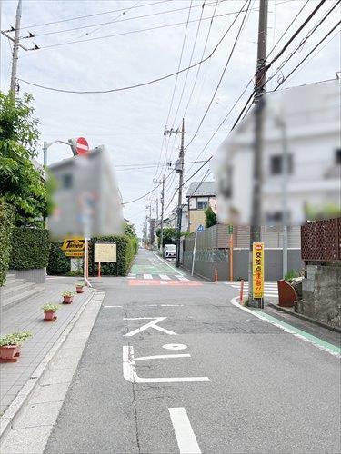 現地前面道路