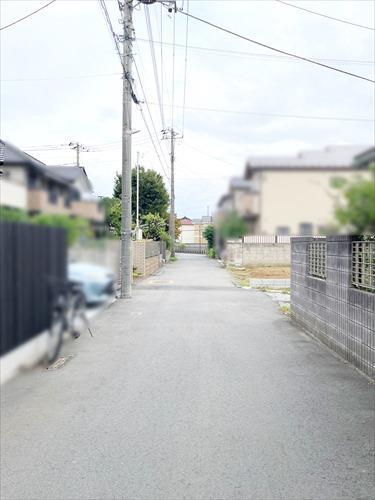 現地前道路