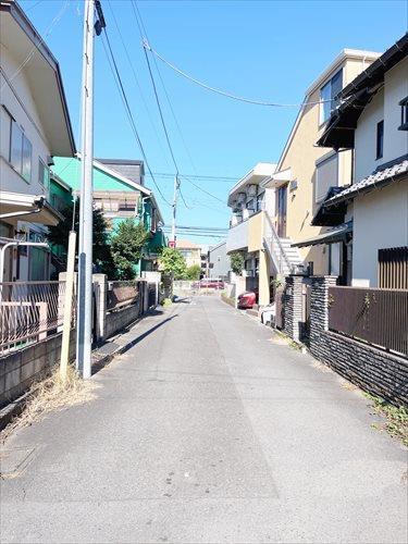 現地前道路