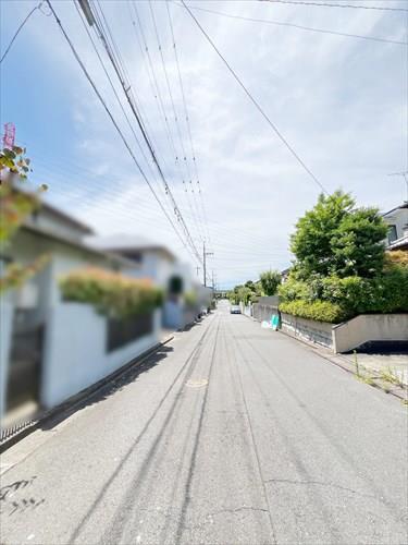 現地前面道路