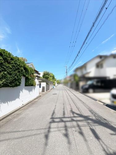 現地前面道路
