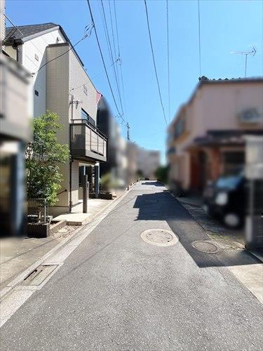 現地前道路