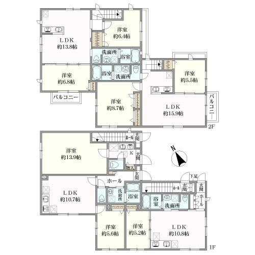 間取図(ユーフォレスト2)