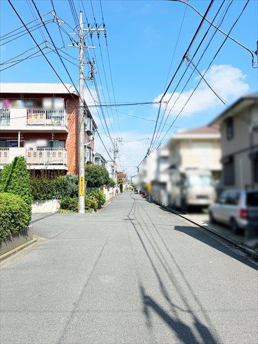現地前道路(南側)