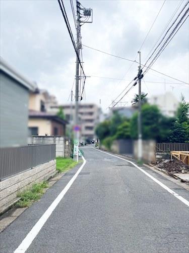 現地前面道路