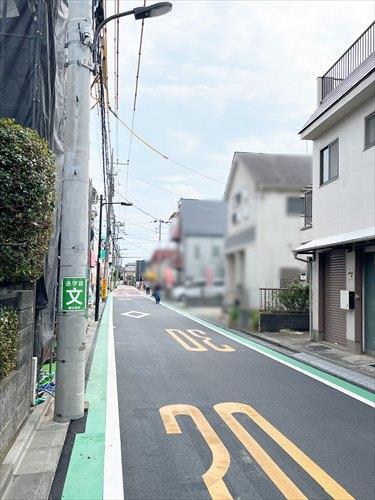 現地前道路