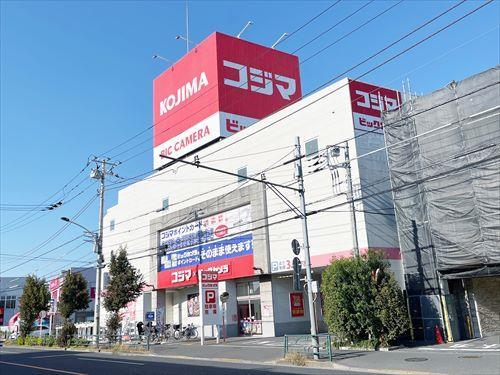 コジマ×ビックカメラ高井戸東店220m