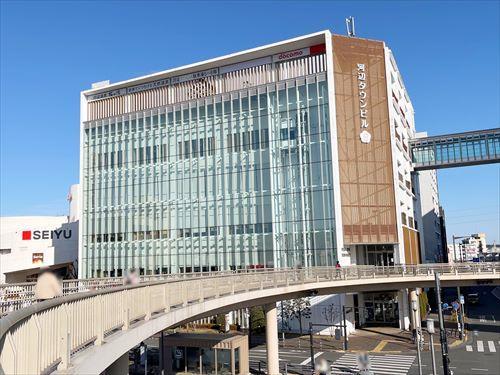 青梅市中央図書館まで840ｍ