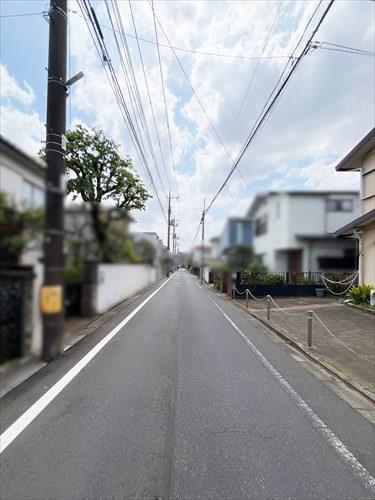現地前道路