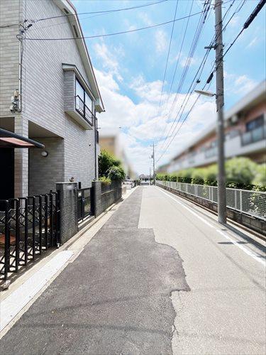 現地前道路 現地前道路