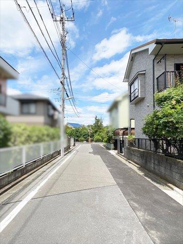 現地前道路 現地前道路