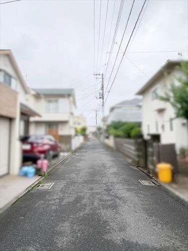 現地前面道路
