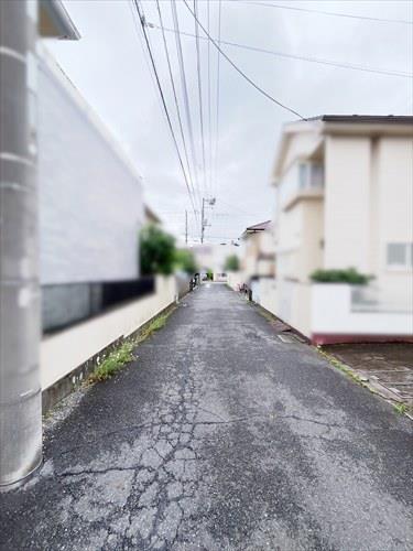 現地前面道路