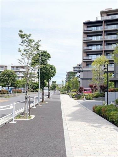 現地前歩道
