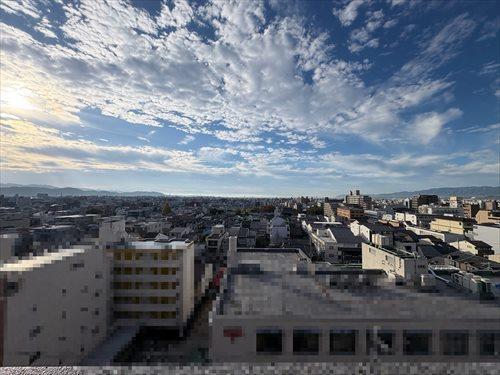 バルコニーにからの眺望