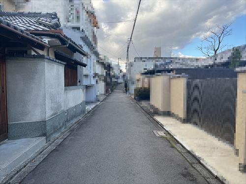 ⑲北側前面道路(西向き)