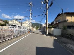 ⑧南側道路(東向き)