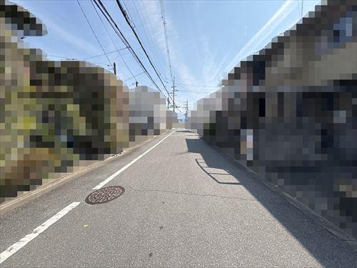 ⑦前面道路(東向き)